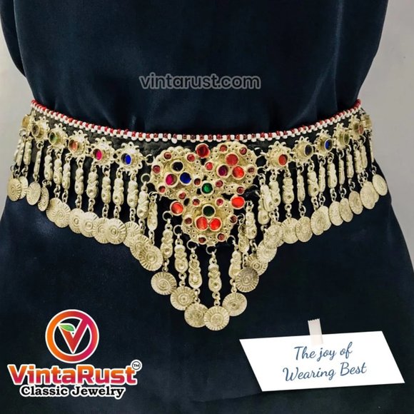 Afghan Kuchi Ring with Bells, Vintage Ring, Afghan Ring, Ethnic Ring - Picture 2 of 10